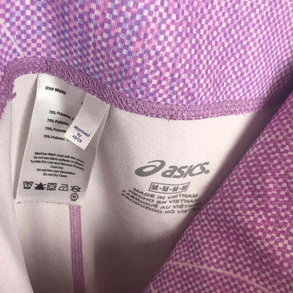 OASICS purple knee Leggings Size M - Picture 8 of 10